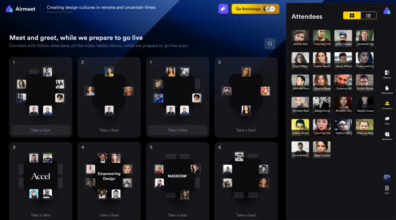 Visual example of virtual lounge