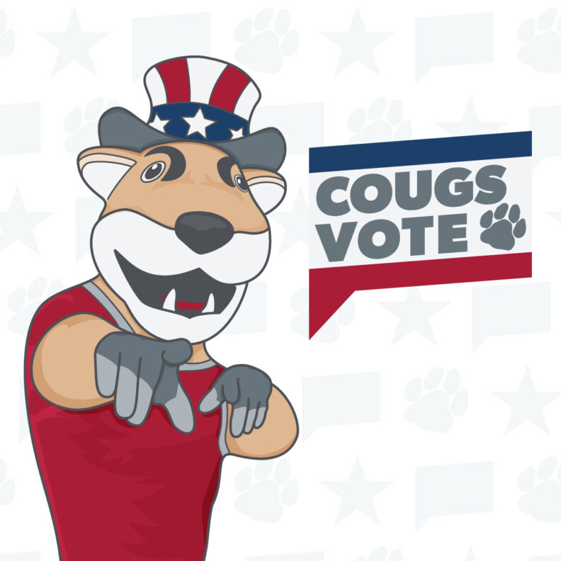Cougs Vote poster