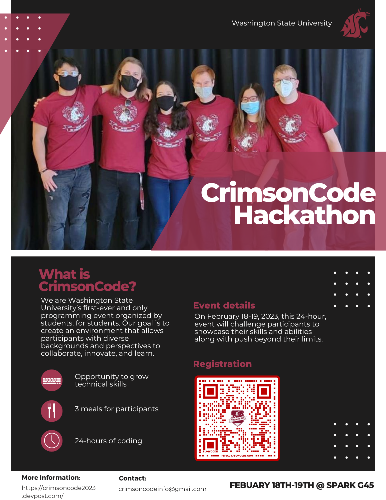 Hackathon Coding Event CrimsonCode Hackathon — 24-hour event | Events | Washington State ...