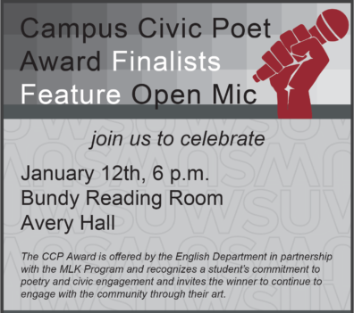 announcing an open mic event
