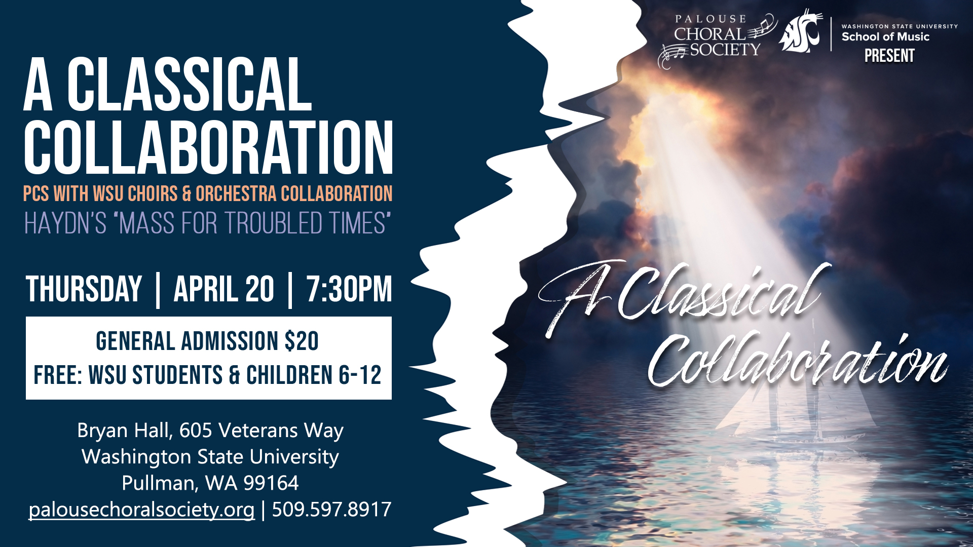 WSU School of Music & the Palouse Choral Society present “A Classical ...