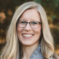 Aspen Workman outside in autumn.