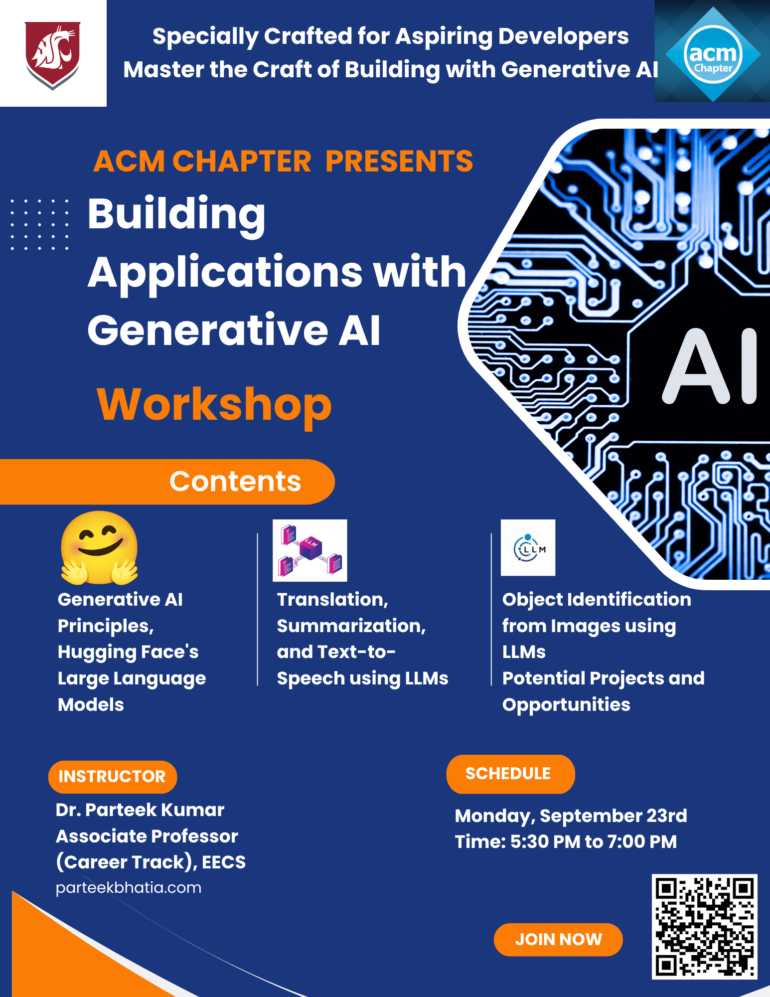 ACM Workshop on “Building Applications with Generative AI” | Events ...