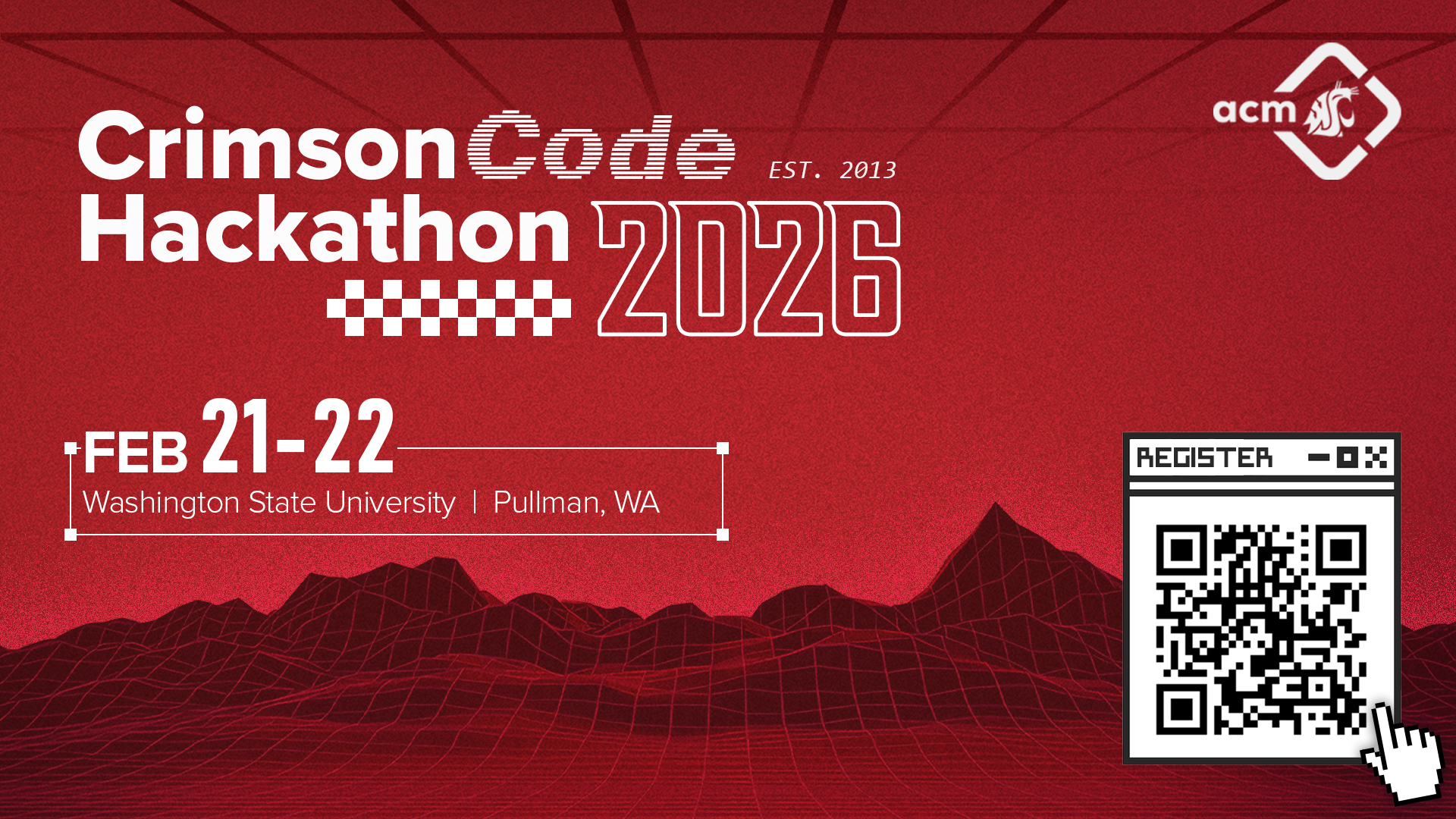 CrimsonCode Hackathon 2026 | Events | Washington State University