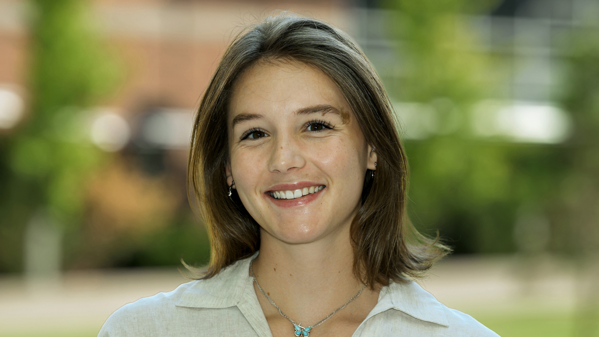 Michee outside on a sunny day.