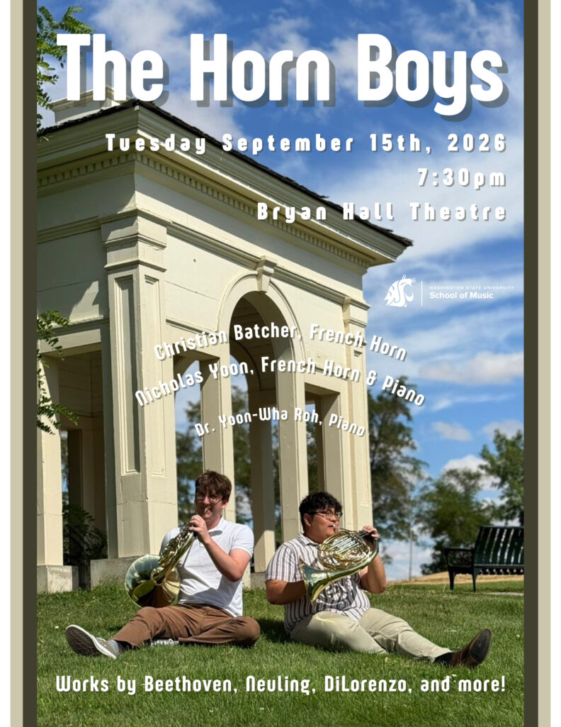 The poster for the event.