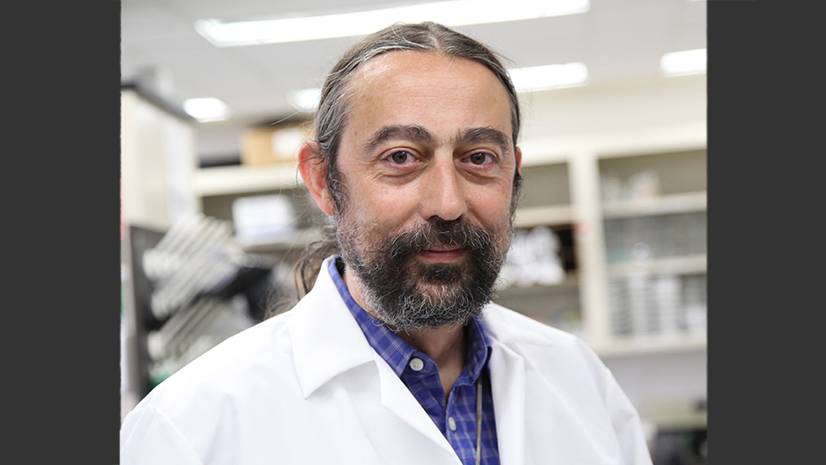 Dr. Garcia-Sastre in a lab.