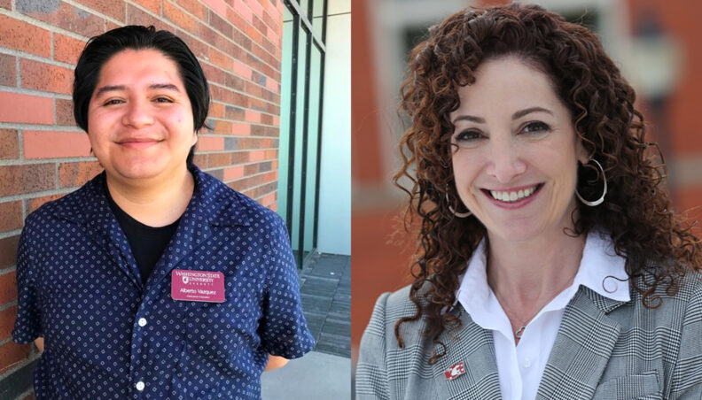 New team members Alberto Vazquez and Corrie Wilder.