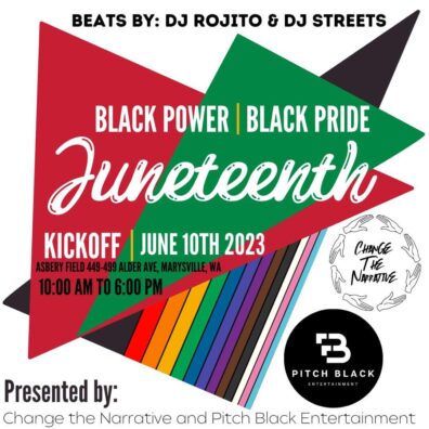 Event illustration "Juneteenth Kickoff June 10 2023."