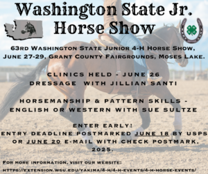 63rd Annual Washington State Junior Horse Show