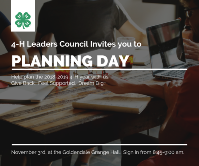 Planning Day invitation