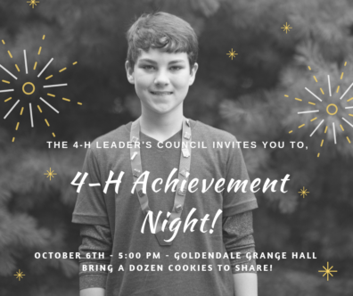 Achievement Night Invite