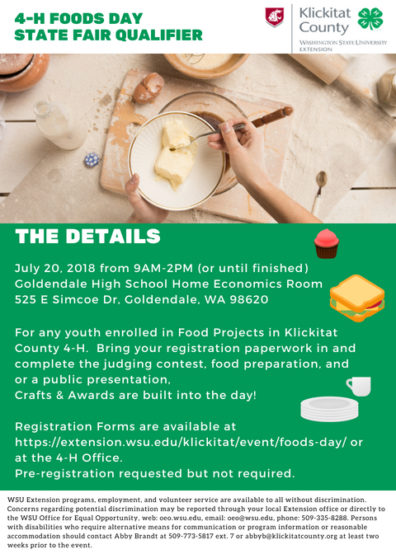 Foods Day Flyer
