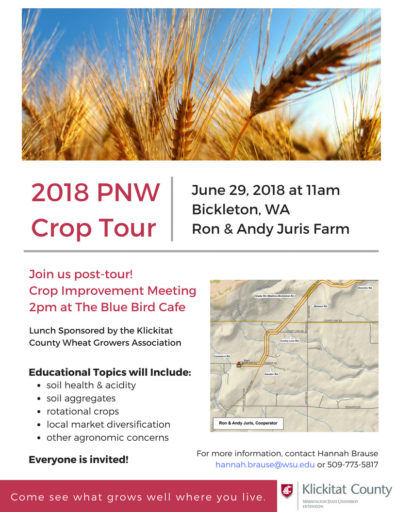 2018 PNW Crop Tour Flyer