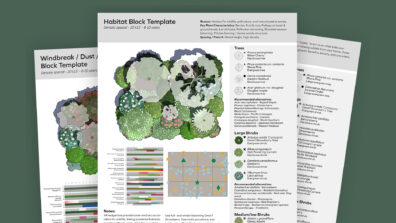 Three planting templates