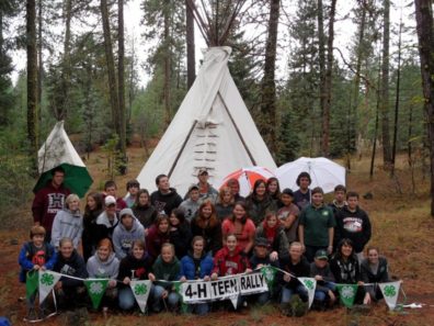 Members at Teen Camp