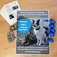 photo of outreach materials for Clallam County