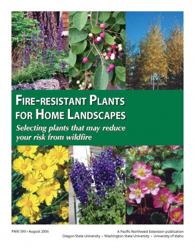 Cover of Fire-resistant Plants for Home Landscapes publication