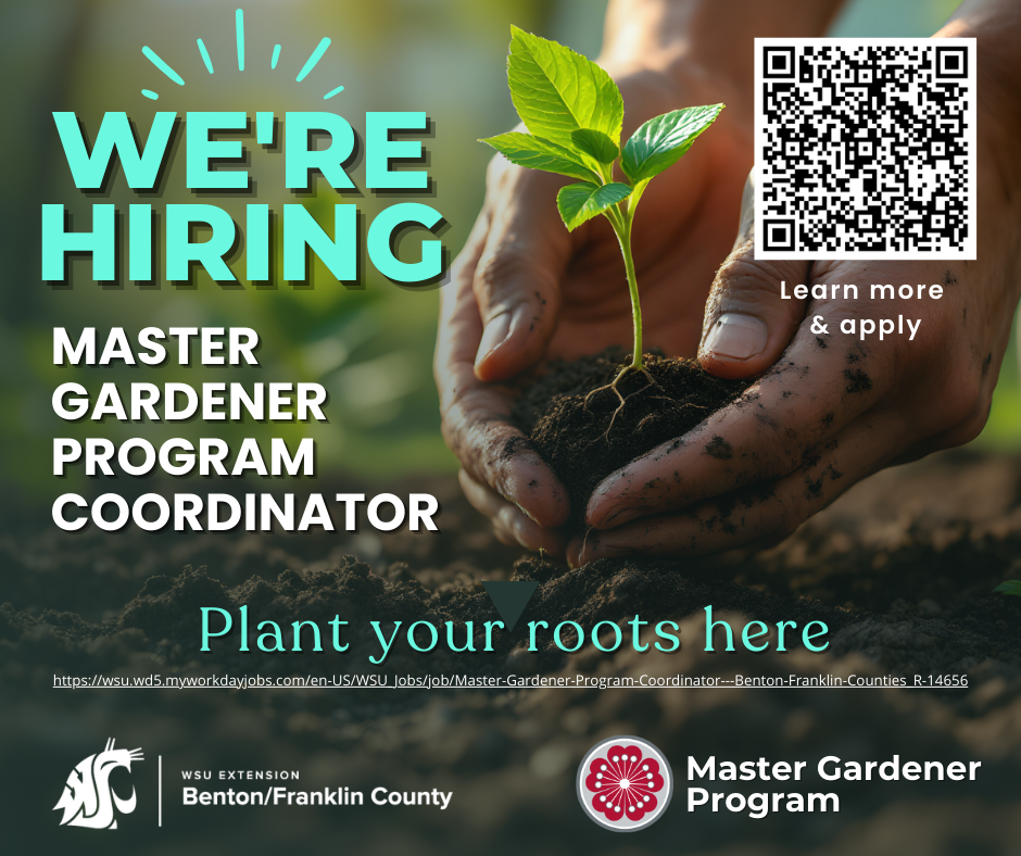We're hiring a Master Gardener Program Coordinator