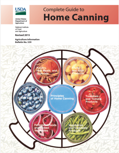 Image of USDA Complete Guide to Home Canning 