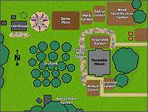 Partial map of Hovander Gardens