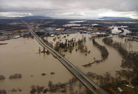 Nooksack River Flooded