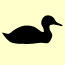 Duck silhouette