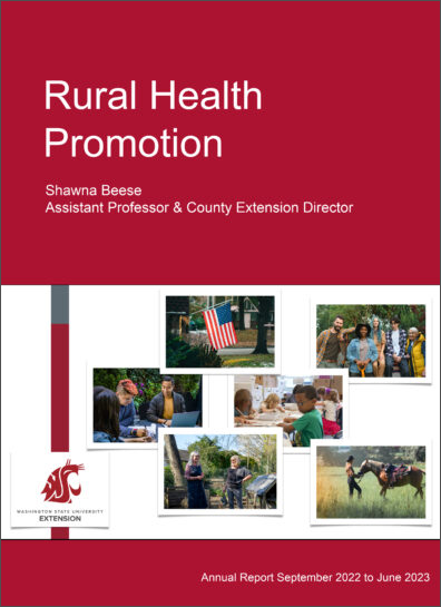 Cover of Rural Health Promotion Annual Report for 2022-2023