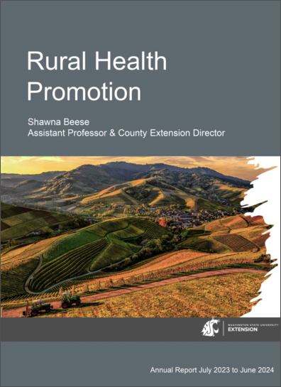 Cover of Rural Health Promotion Annual Report for 2023-2024