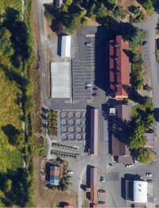 Aerial view of some of the Washington Stormwater Center's facilities. Image courtesy Google Earth