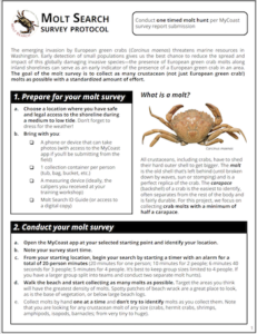Molt Search Survey Protocol