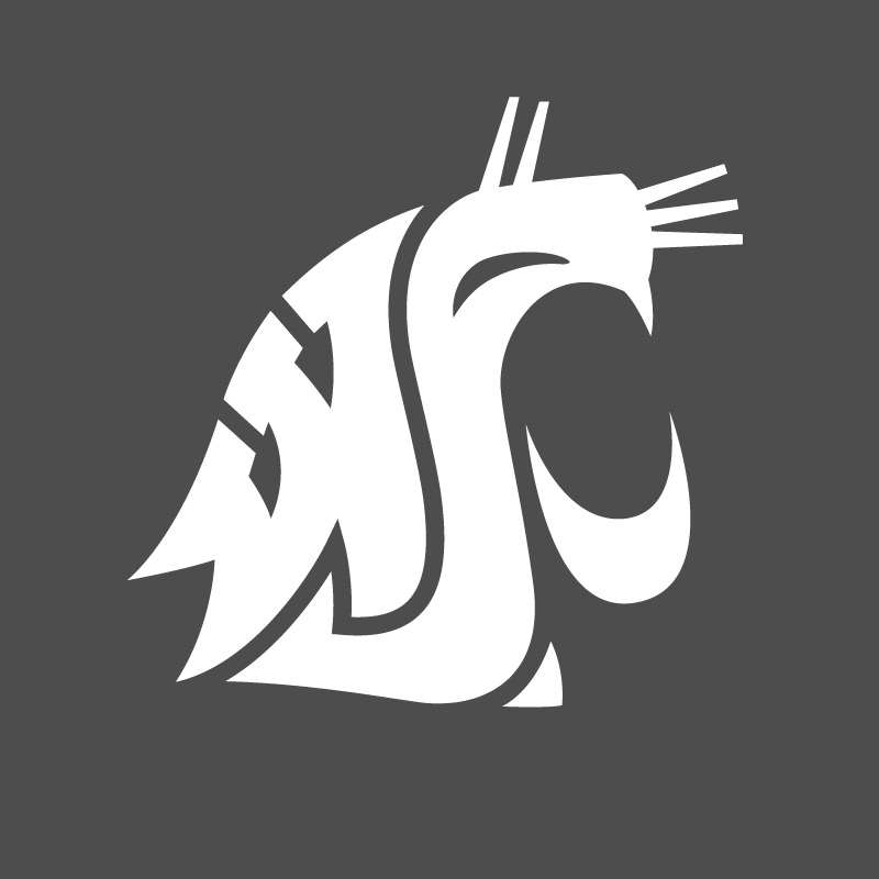 grey WSU cougar head logo