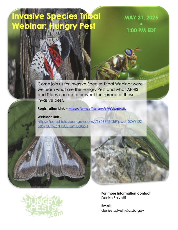 USDA APHIS Webinar Flyer