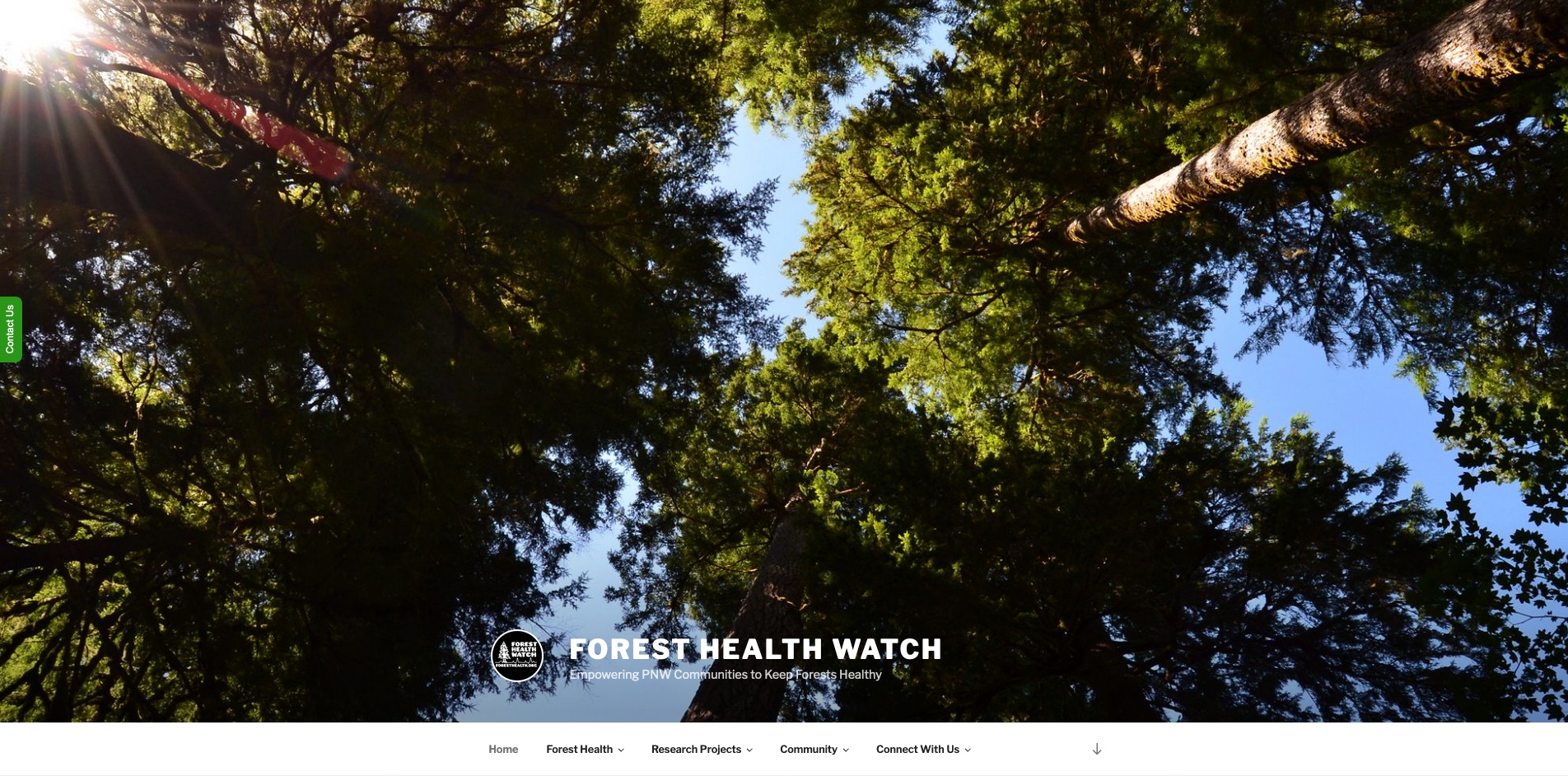 Forest Health Watch Webpage Screenshot