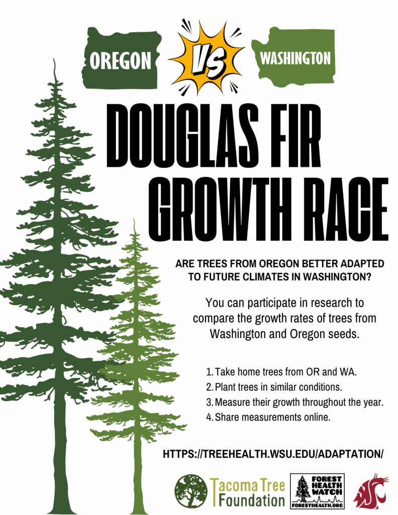 Oregon vs. Washington Douglas Growth Race flyer