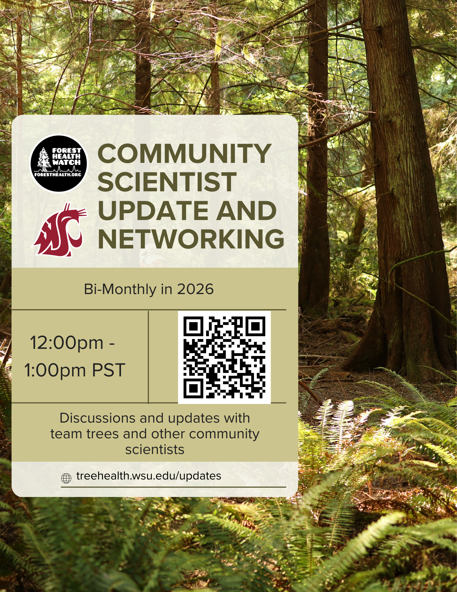 Updated Community Scientist Networking Event Flyer
