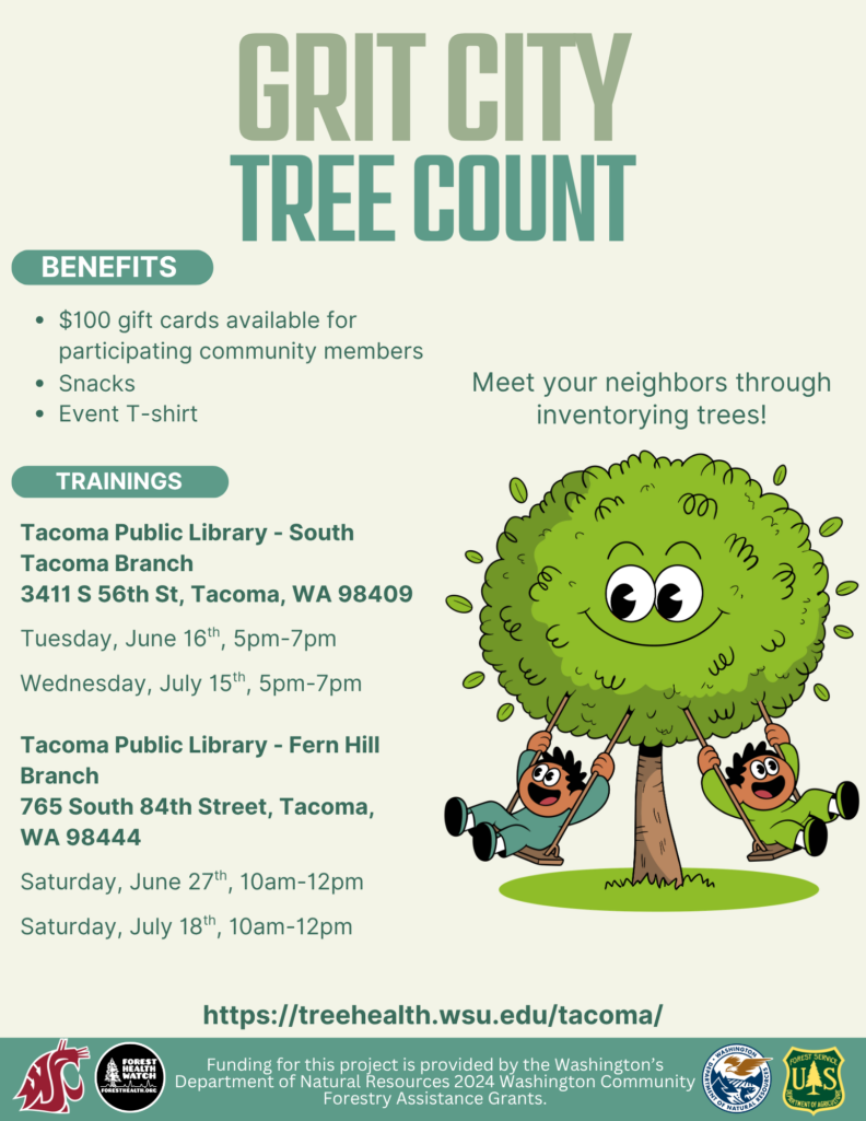 Grit City Tree Count event flyer