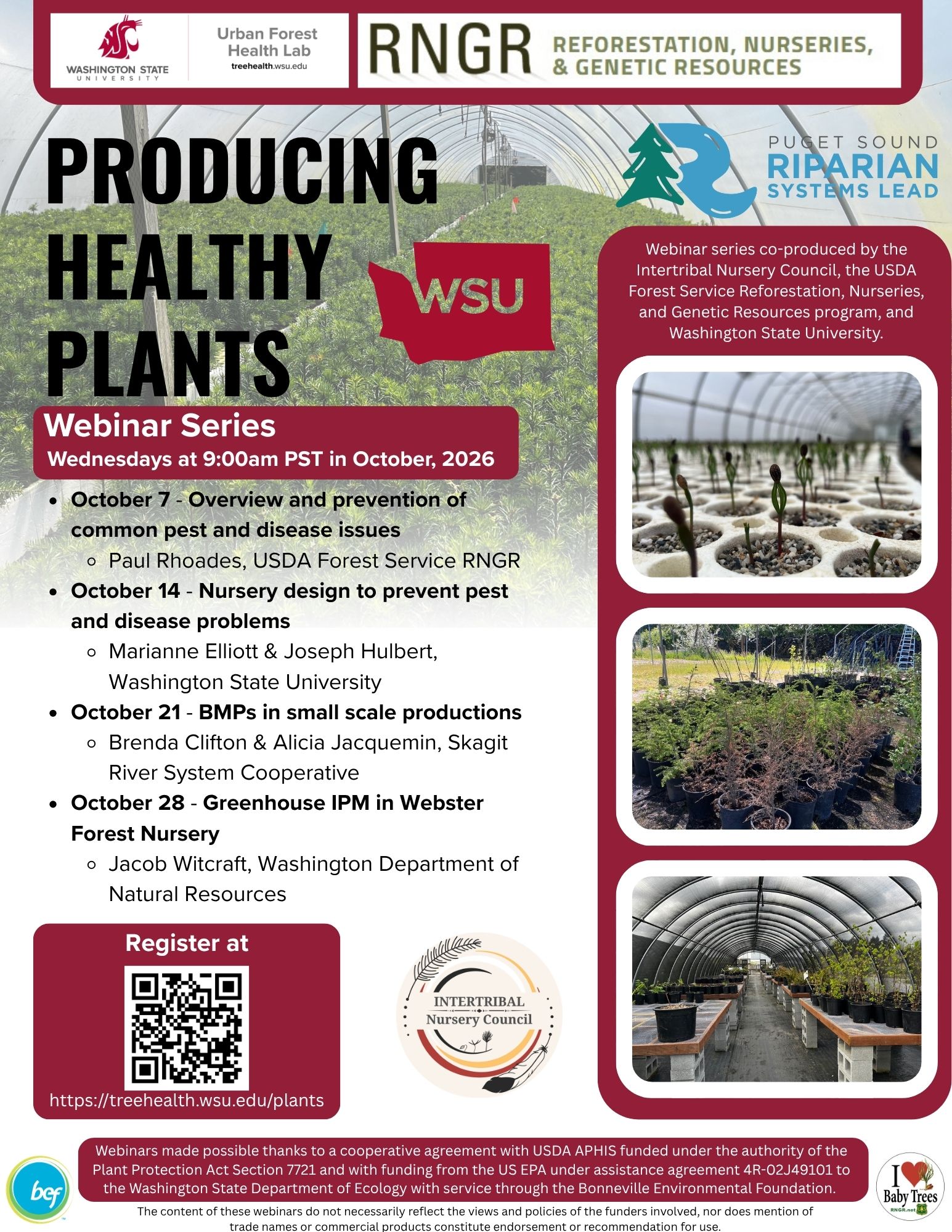 Producing Healthy Plants Webinar Series