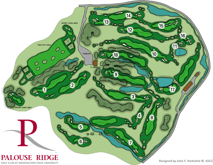 Palouse Ridge course map