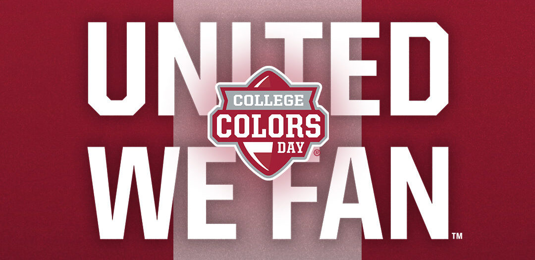 United we Fan banner for College Colors Day