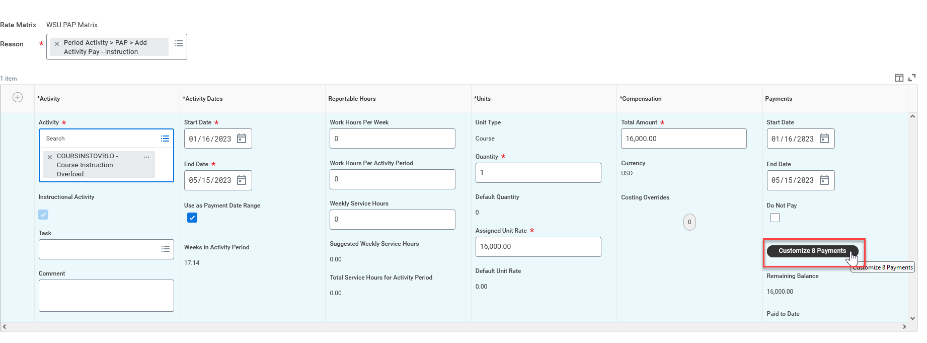 March Feature Release improves Period Activity Pay | Modernization ...