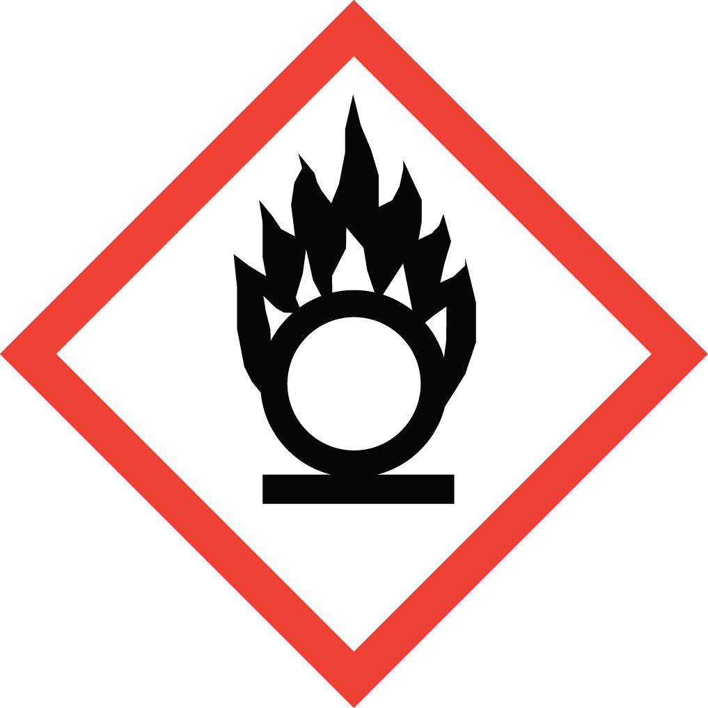 Flame Over Circle Pictogram