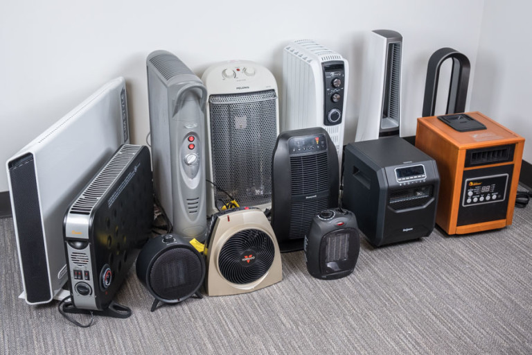 Image of various space heaters
