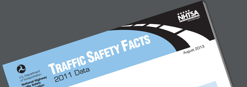 picture of traffic safety facts brochure from 2011
