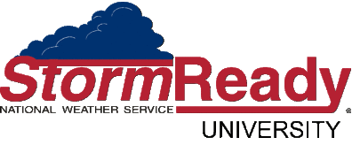 Storm Ready University logo which will link the viewer to their website.