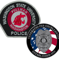 WSU Pullman Police patches.
