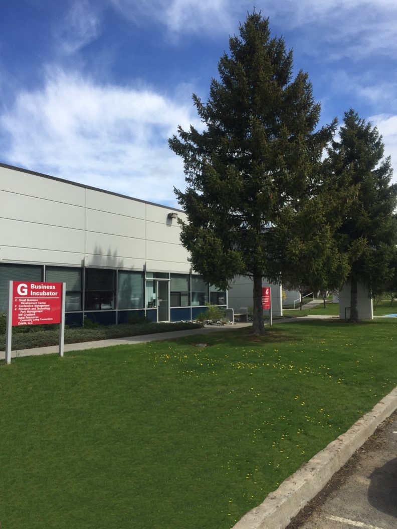 An outdoor view of the research park