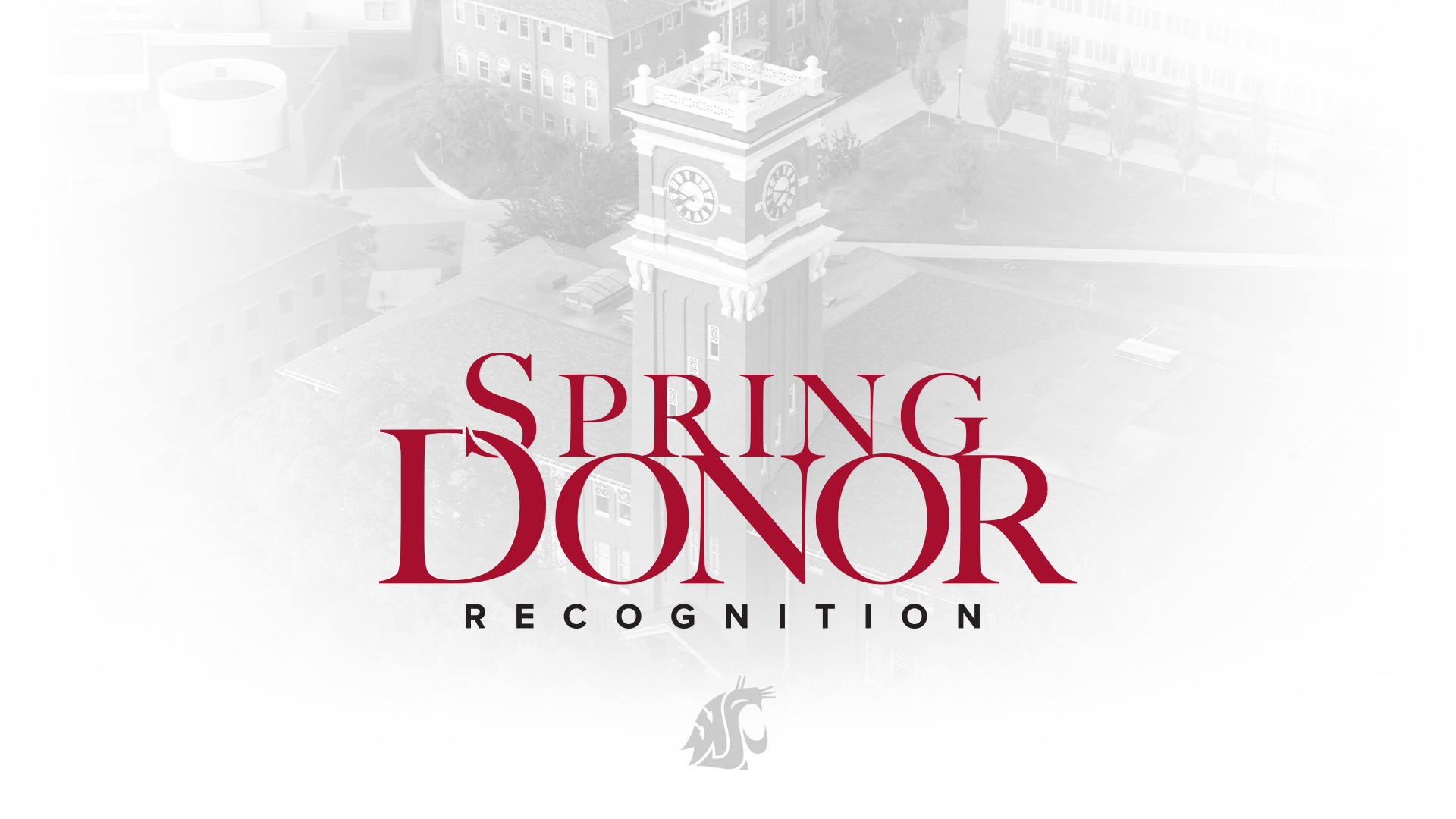 WSU Foundation Spring Donor Recognition Event Header