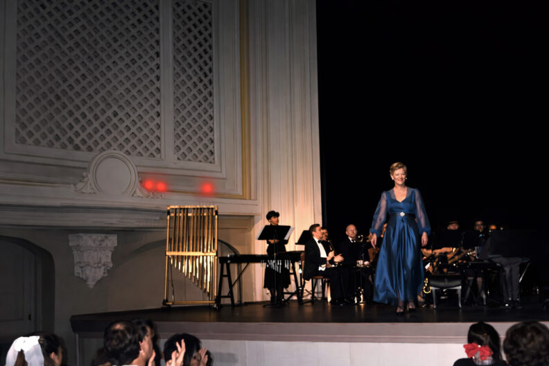 Mimi Jacobson after performing Gershwin’s Rhapsody in Blue in Puget Sound during the early 2000s
