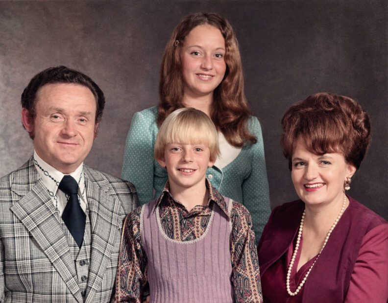 Coe family photo from 1973.